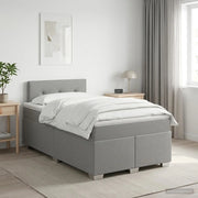 Letto box spring con materasso Grigio Chiaro 120 x 200 cm 3450453