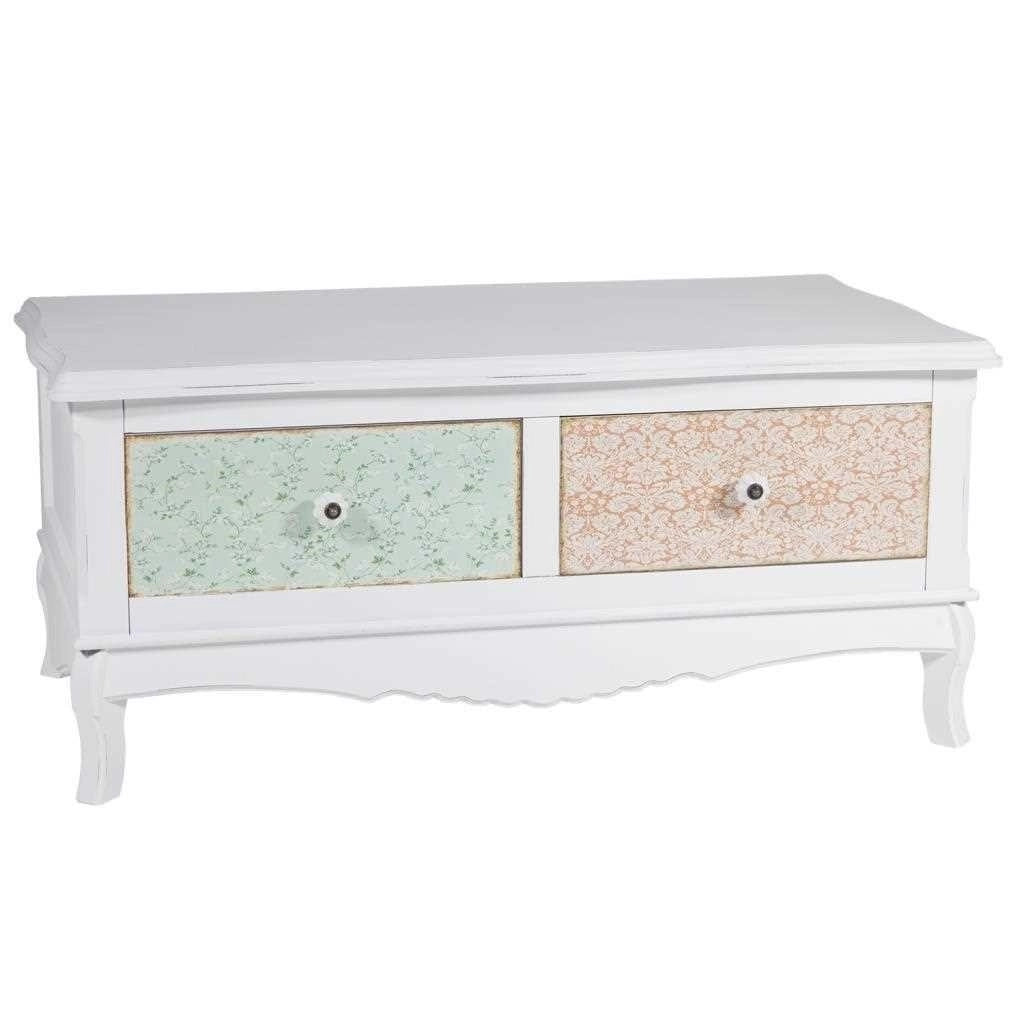Mobile basso in legno laccato bianco 92x52x41h