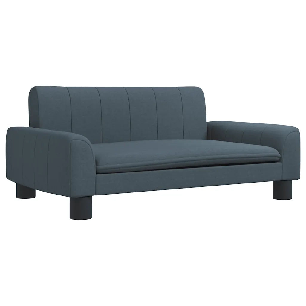 Lettino per Cani Grigio Scuro 70x45x30 cm in Tessuto 171859