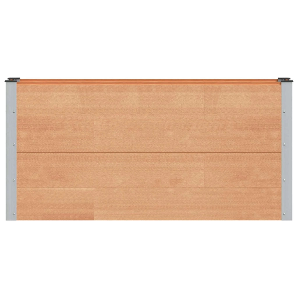 Letto rialzato da giardino Marrone 150 x 30 x 72 cm
