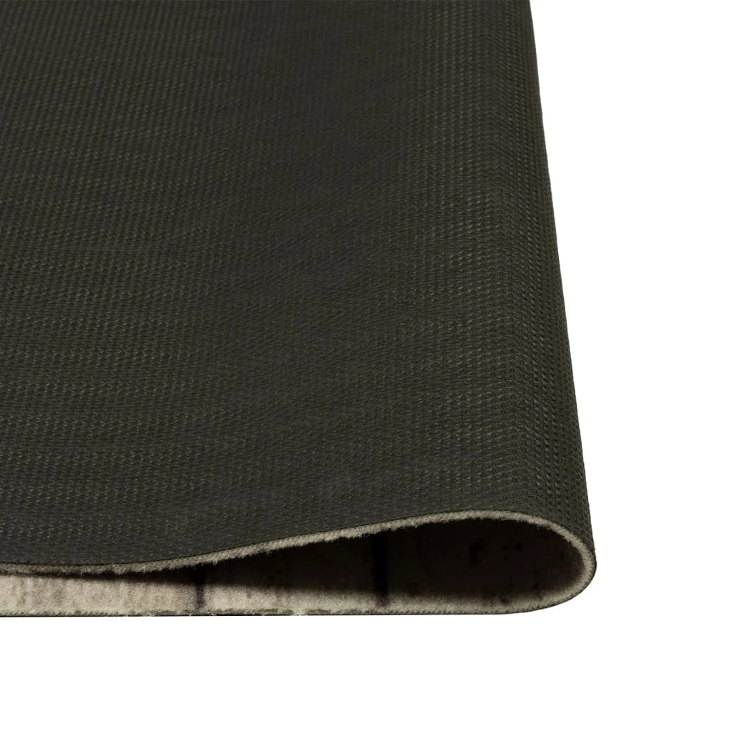 Tappetino da cucina lavabile morbido e antiscivolo 150 x 45 cm design elegante in velluto grigio 02_0056476