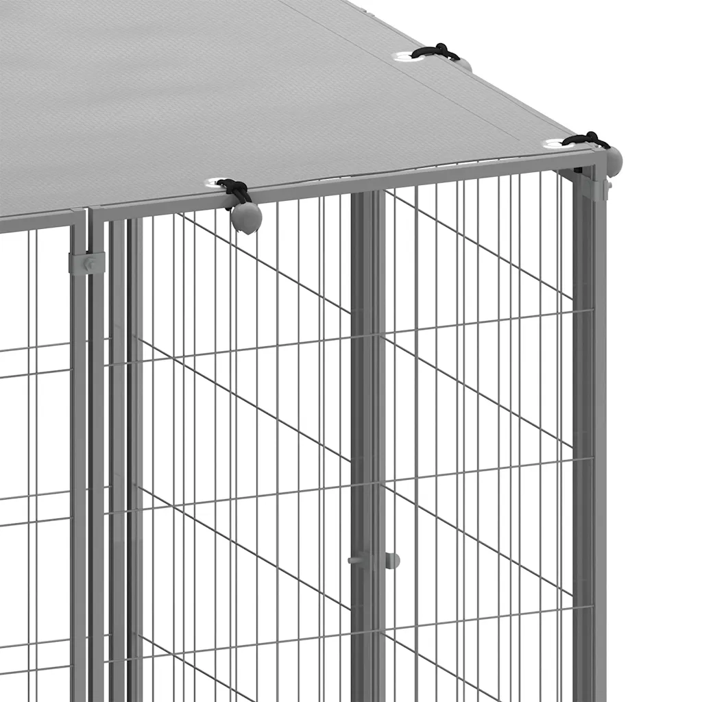Cuccia per Cani Argento 110x110x110 cm in Acciaio CFW7085749