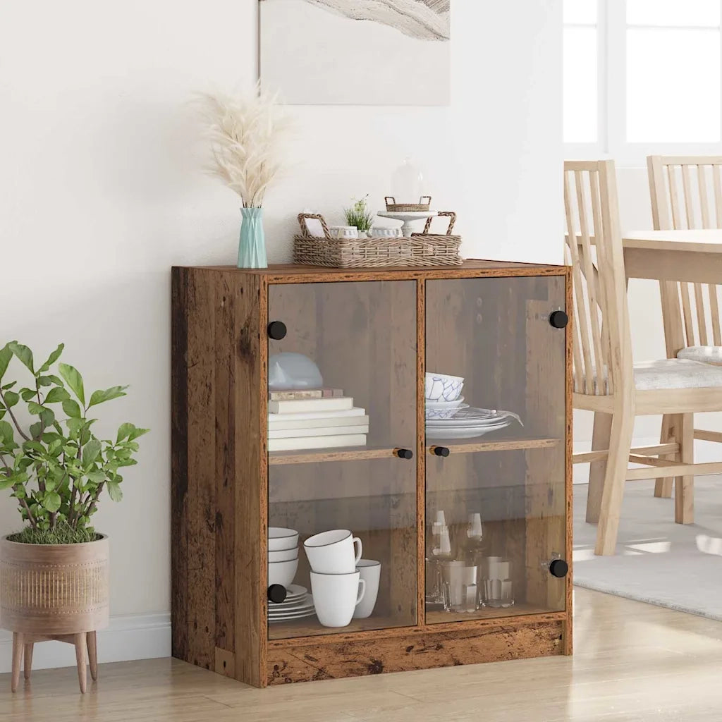 Mobile laterale Legno vecchio 68 x 37 x 75,5 cm