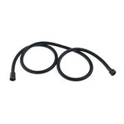 Trade Shop - Tubo Laccio Flessibile Doccia Doccetta Vasca Bagno 1.5 Mt Universale 87135 Nero -