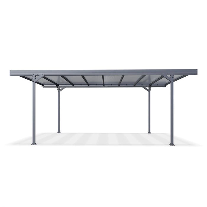 Tettoia per auto in alluminio LEVANTE XL 5,79 x 3,09 x h 2,27 m