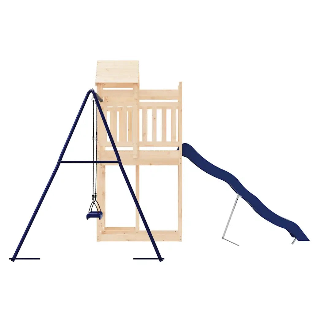 Set da Gioco da Esterno in Legno Massello di Pino 3156883