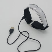 Bracciale LED 4-segmento ricaricabile, fascia LED riflettente, lampada da notte, lampada da corsa per attività all'aperto