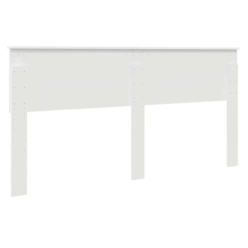 Testiera-Testata-Testiera Decorativa Bianco 200 cm Legno multistrato 775001