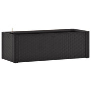 Fioriere | Cassetta per fiori | Letto Rialzato Giardino con Irrigazione Antracite 100x43x33 cm