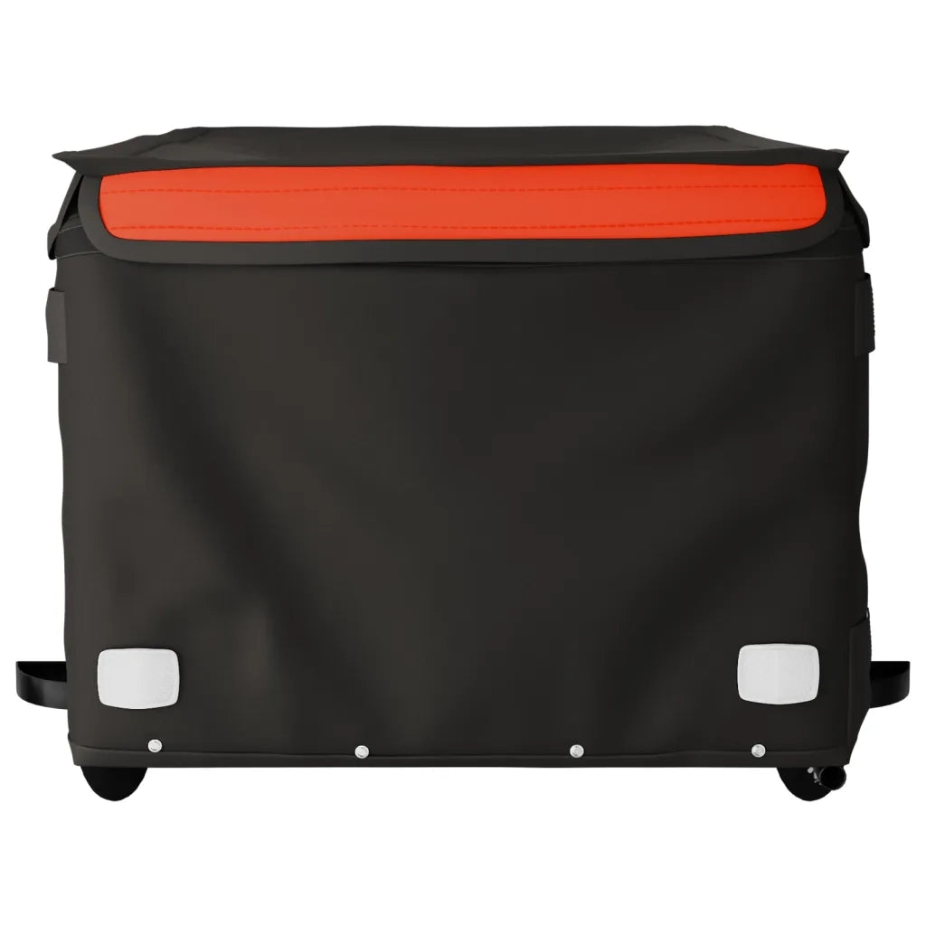 Rimorchio da Bici Nero e Arancione 45 kg in Ferro CFW3195891
