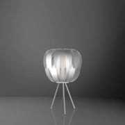 Lampada Da Scrivania Moderna Queen Polilux ® Argento E Metallo 1 Luce E27