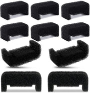 Decalcificanti per fontane per gatti, set da 10 pezzi, sostituzione filtro per fontane per animali, filtri schiuma per fontane a forma rotonda o quadrata con capacità 1,6 l, 2,4 l o 2,5 l