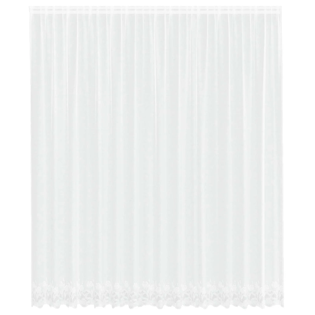 Tenda in Pizzo con tende Bianco 400 ×300 cm Poliestere 4107916