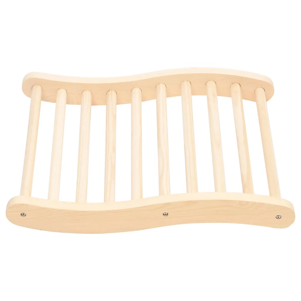 Schienale a Forma di S per Sauna in Legno Massello di Pino cod mxl 43466