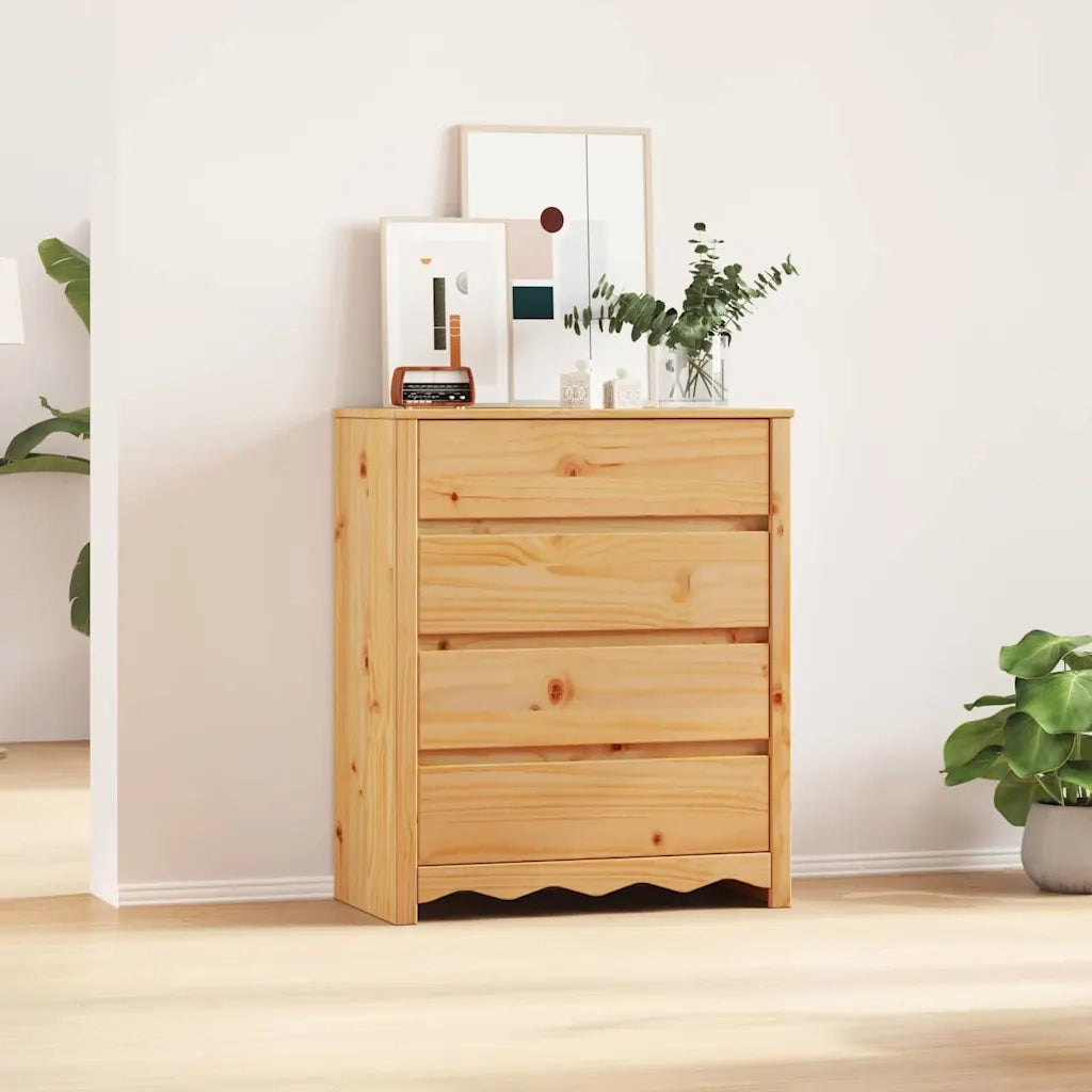 Cassettiera con cassetto Drammen Rovere 76,5 x 40 x 91 cm 42003052