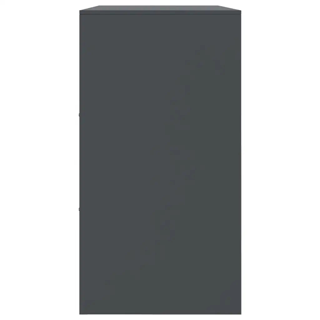 Credenza Antracite 99x39x73 cm in Acciaio 841795