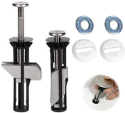 Kit di fissaggio toilette 2 pezzi viti RVS per coperchio toilette accessori di manutenzione coperchio toilette adattabile lungo universale