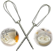 Accessori di sostituzione per mixer a mano, 2 pezzi, garza di sostituzione in acciaio inossidabile di alta qualità con 4 steli per macchina da cucina (A)