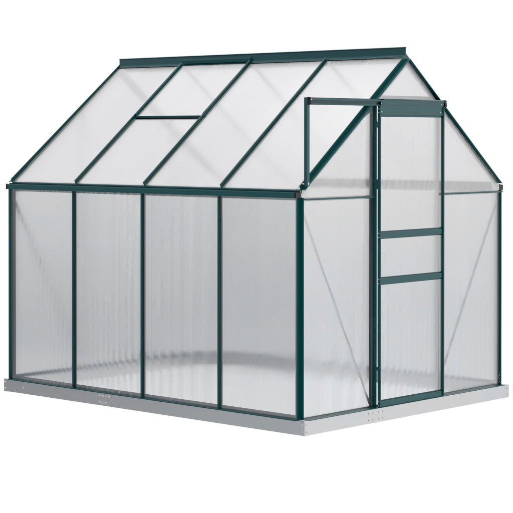 Serra da Giardino in Policarbonato ¨C Zephmum ¨C Verde 190x253x199 cm
