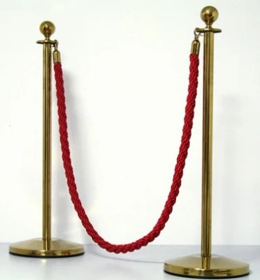 Coppia Paline Gold con Cordone colore a scelta - Cordone Nero