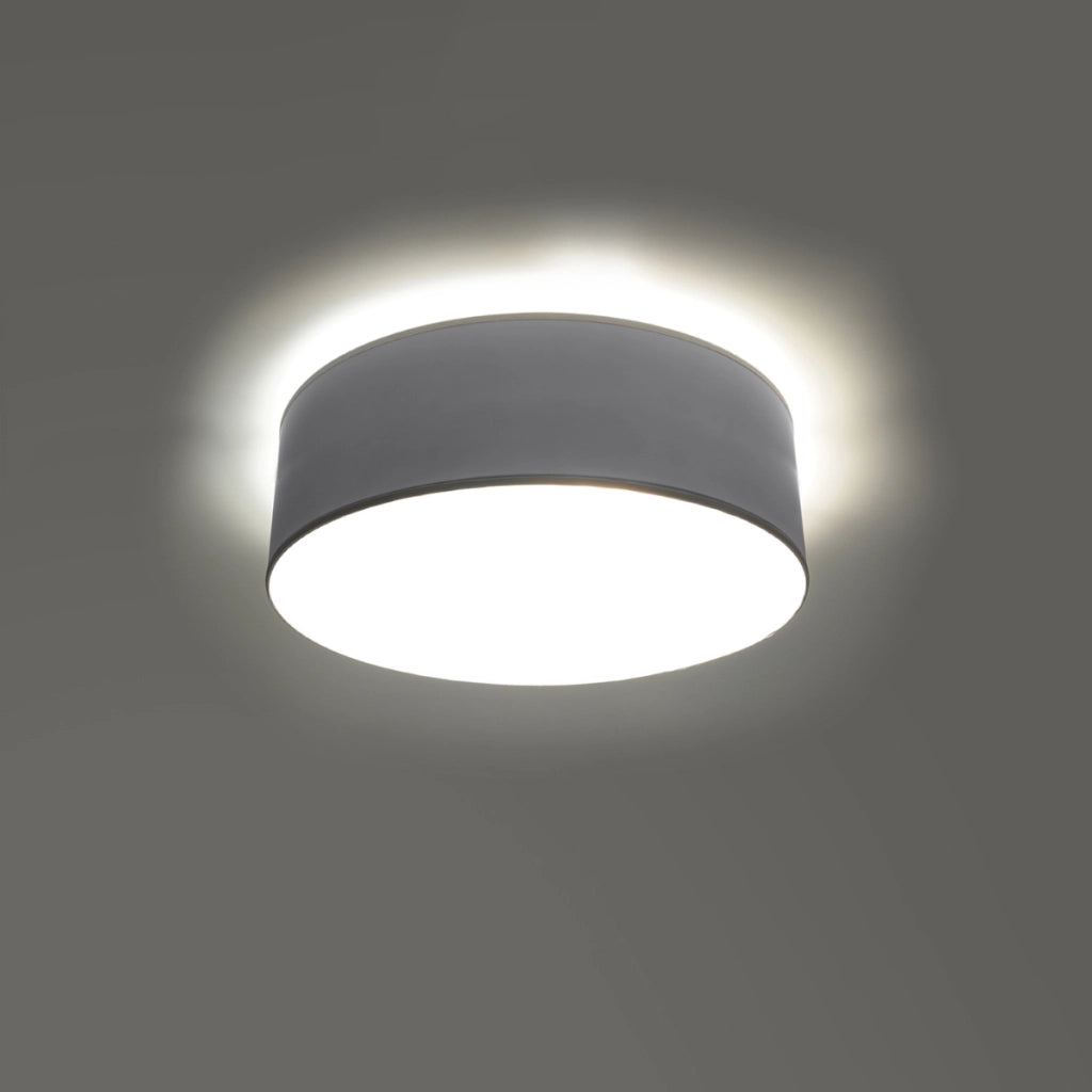 ARENA Lampada da soffitto di design arancione spagnolo grigio 25x25x11 cm E27 LED