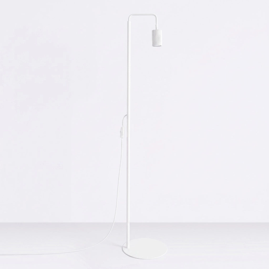 Lampada da terra KARBON 1 bianco