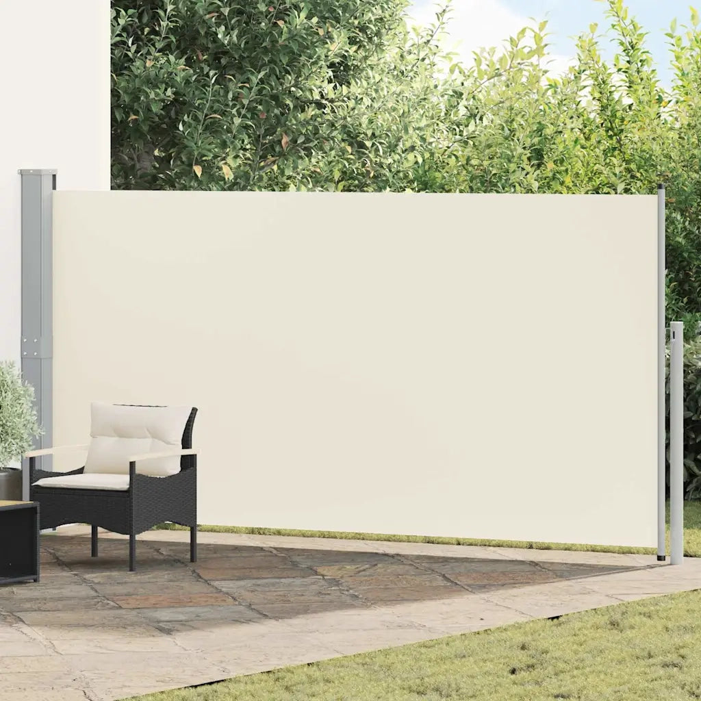 Tenda da Sole Laterale Retrattile 160 x 500 cm Crema