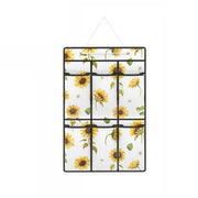 Trade Shop - Organizer A Sospensione Da Parete 6 Scomparti Tasche Porta Oggetti 36x59 Cm -