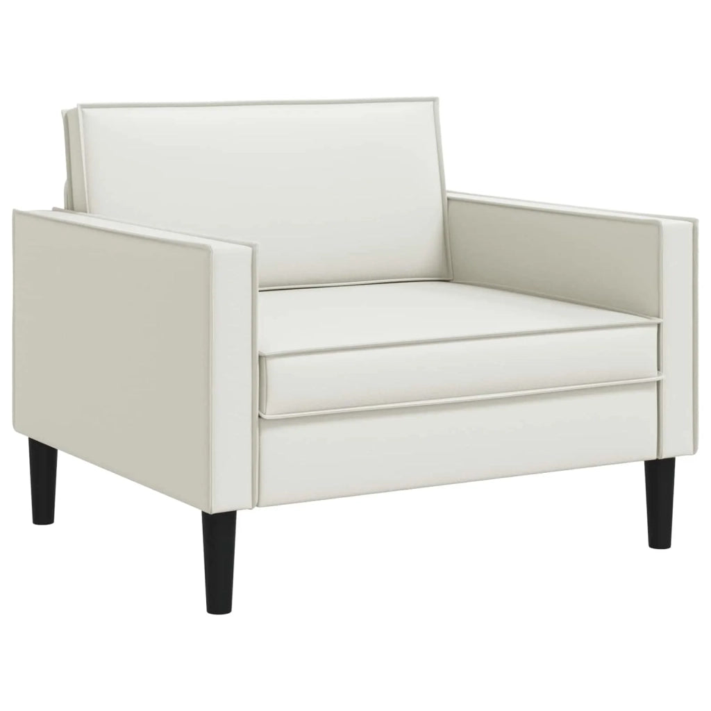 Poltrona XL Bianco Similpelle 42043525