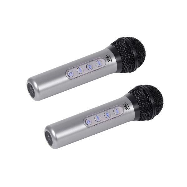 Trevi em 415 r set 2 microfoni wireless 2.4g nero