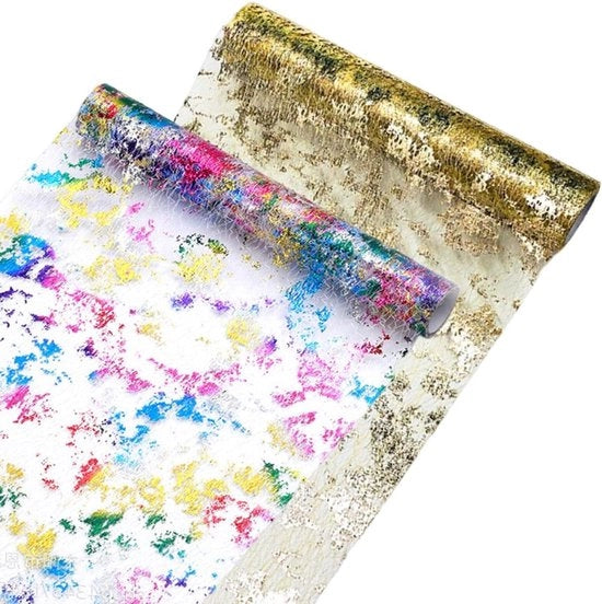 Due Stuvi di Tappeti Colorati per Feste di Compleanno e Matrimoni - Decorazione per Feste di Ragazze