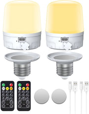 Lampada LED a LED a bassa tensione con controllo a distanza E26 USB-C tre temperatura di colore DC modello 2 in 1