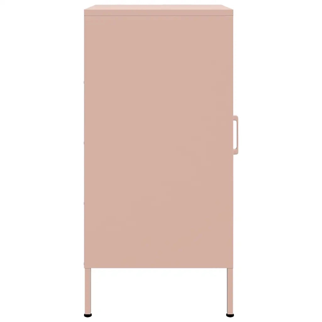 Credenze 2 pz Rosa 36x39x79 cm in Acciaio 843015
