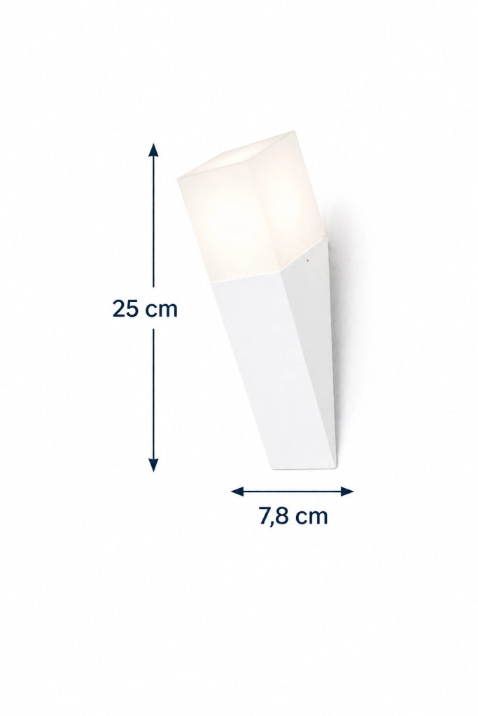 Applique da Esterno E27 Nero IP44 Lampada Parete Moderna Diffusore Opaco 12W Max Illuminazione Giardino Ingresso Facciata