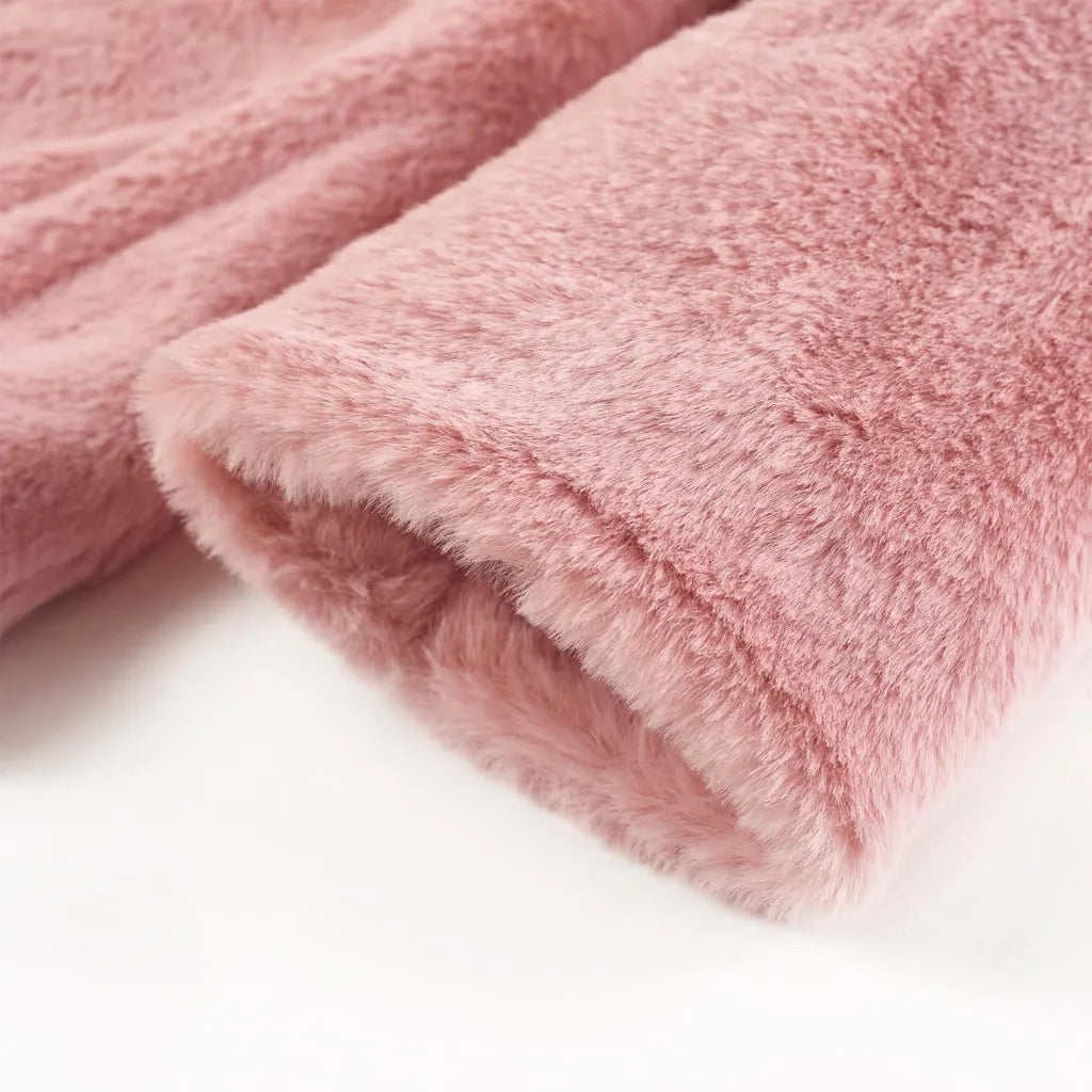 Cappotto per Bambini in Pelliccia Sintetica Rosa 92 CFW7922485