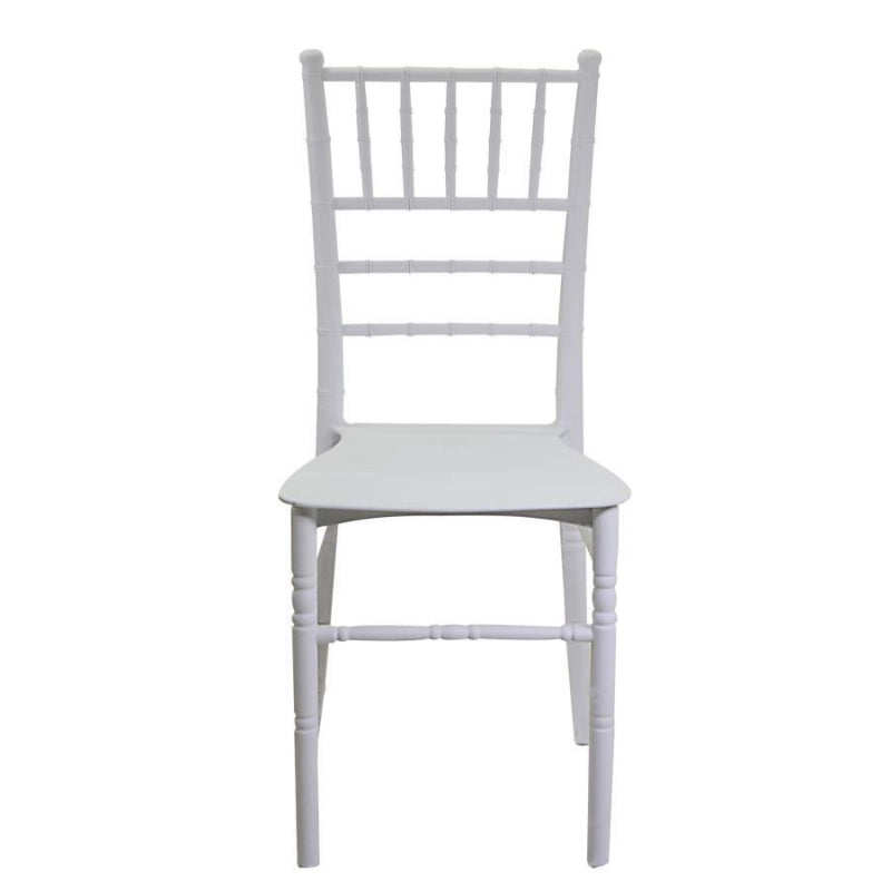 Sedia polipropilene chiavari bianco cm 40x43h90