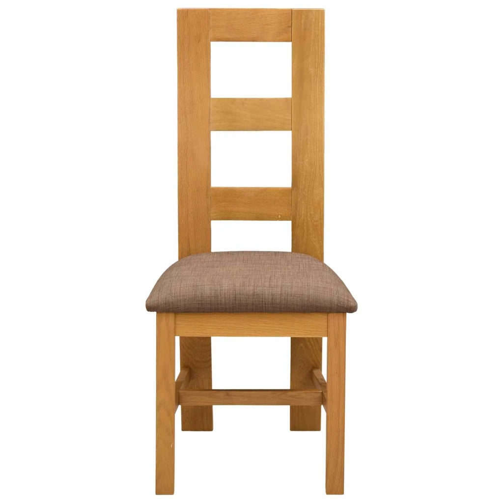 Sedia da pranzo 2 pcs Legno di Quercia Massello Grigio 42039164