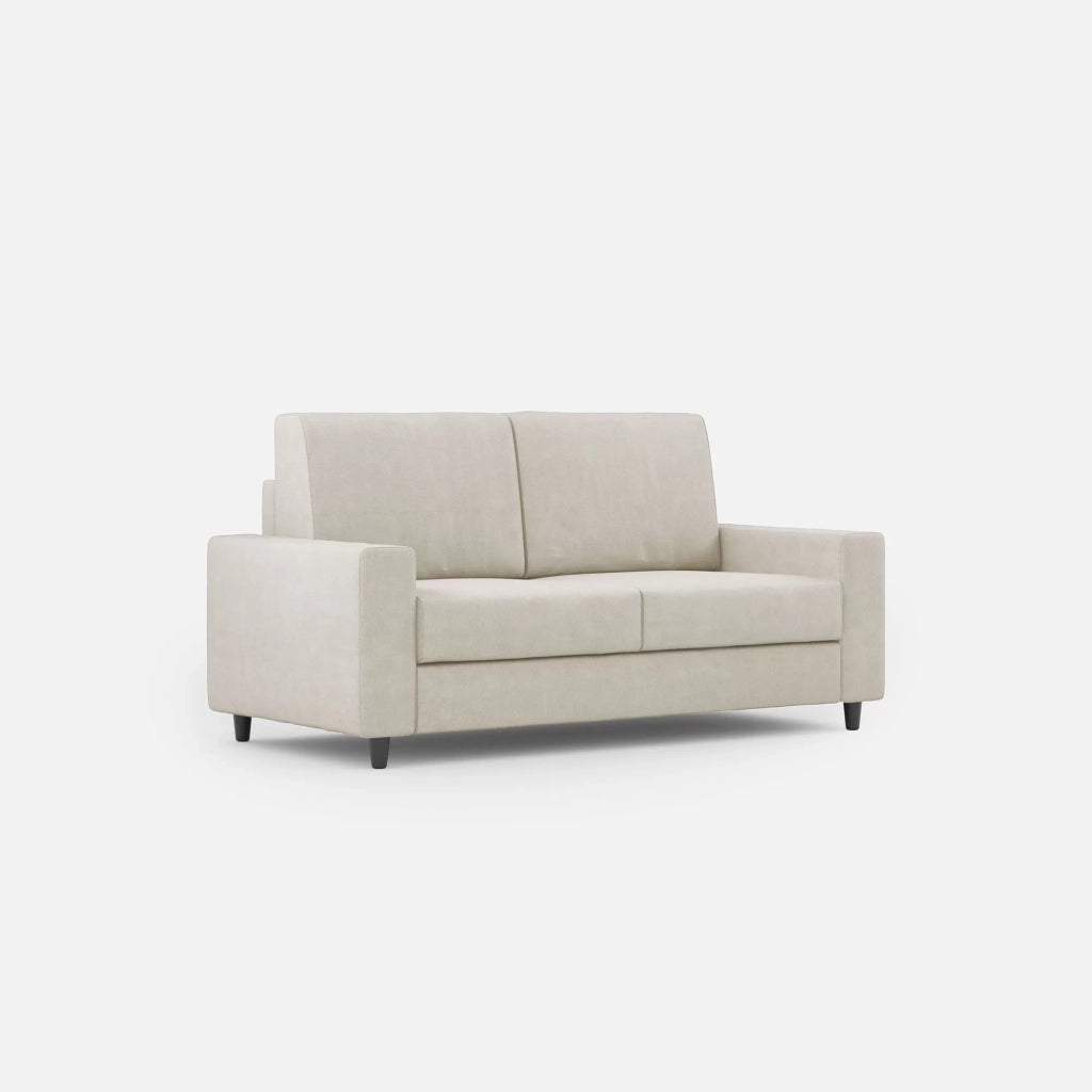 Divano sakar 2 posti medio (due sedute da 70cm) misure esterne l.168cm | latte - Mobili 2G