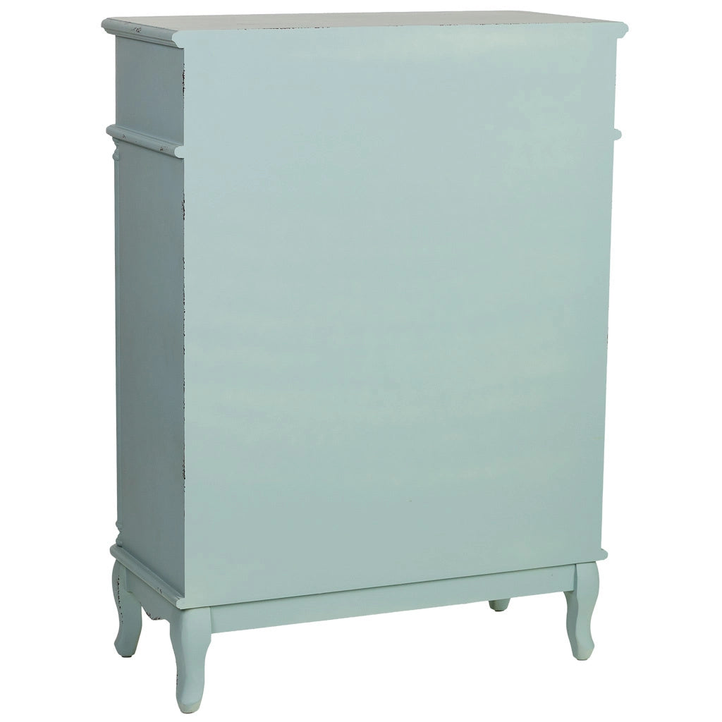 Mobile da ingresso in legno con 2 ante e 1 cassetto 80x38x110,5h cm