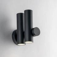 APPLIQUE LED REVERSE ORIENTABILE 180° ANTRACITE 7,5W 620LM 4000K IP44 10,5X17,2X25,3CM
