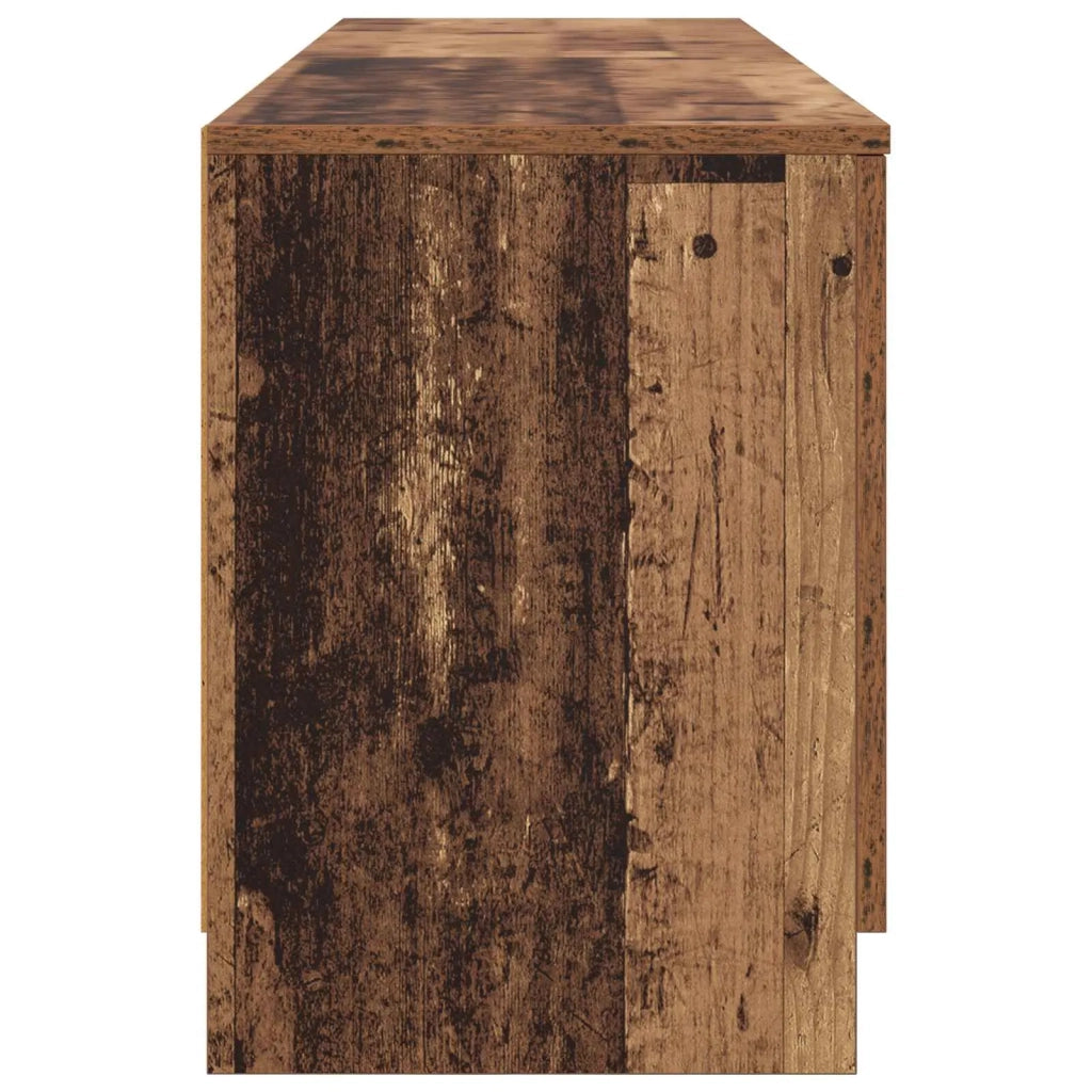 Armadio di stoccaggio per letto a soppalco 2 pz Legno antico 893721