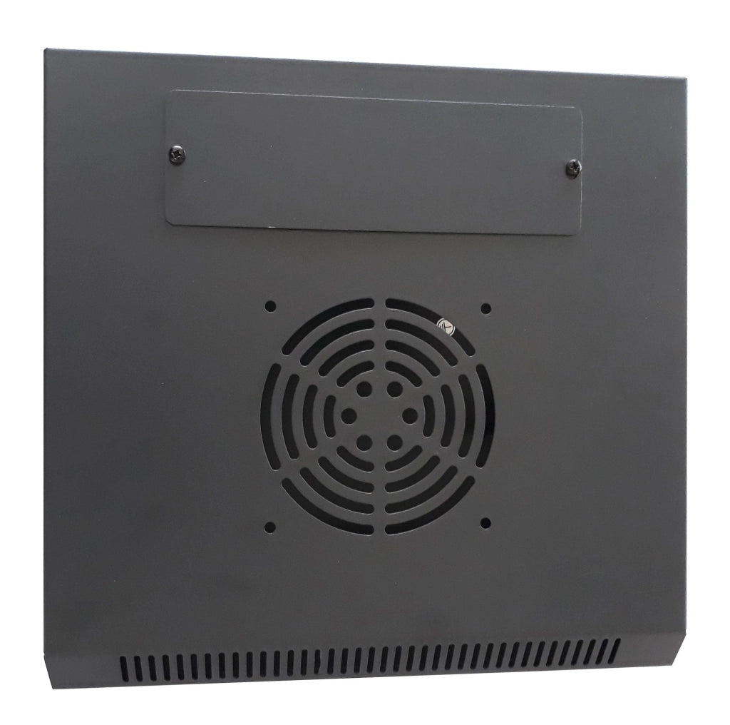 Armadio Rack 10'' a Muro 6 Unità Pannelli Asportabili Nero