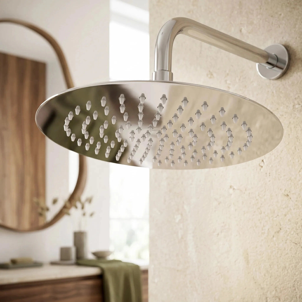 Soffione Doccia Rotondo Rea Js-p014 25cm Chrome