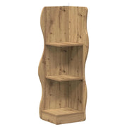 Mensola | Ripiano | Scaffale angolare Rovere Artigianale 34 x 33 x 102 cm