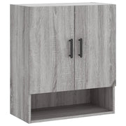 Armadietto a Muro | Mobile a Parete Grigio Sonoma 60x31x70cm in Legno Multistrato