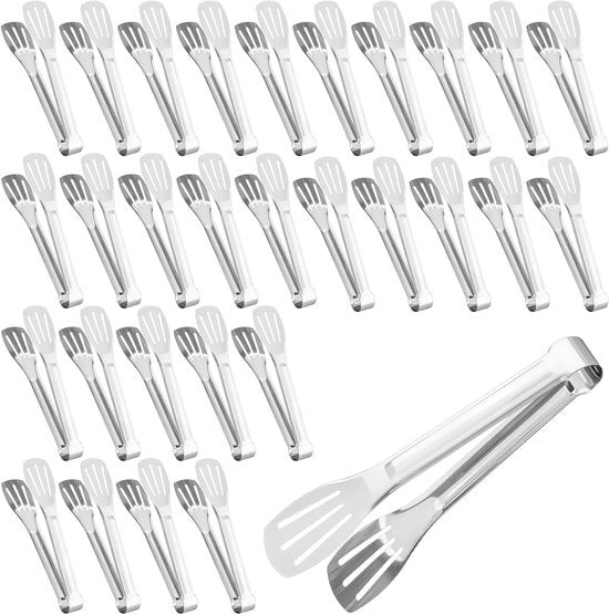 Set di 30 Servette in Acciaio Inox da 22,5 cm per Pane, Torta, Forni e Barbecue.