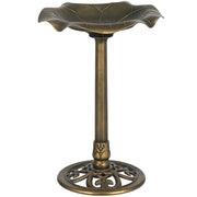 Bagno per uccelli da giardino ¨C zephmum ¨C Bronce 71 cm