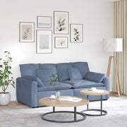 Divano Modulare con Cuscini Blu