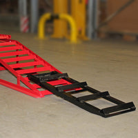 Prolunghe per rampe di carico 2x400kg Estensioni per rampa carrabile auto 650x195mm Acciaio