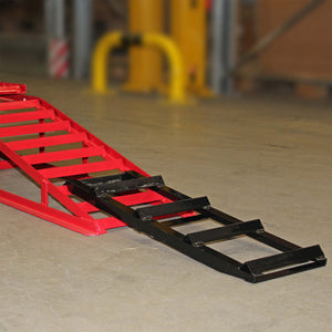 Prolunghe per rampe di carico 2x400kg Estensioni per rampa carrabile auto 650x195mm Acciaio